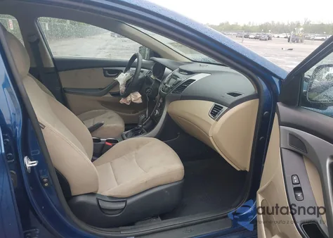 2016 Hyundai Elantra Se from USA, damaged, VIN KMHDH4AE0GU480258